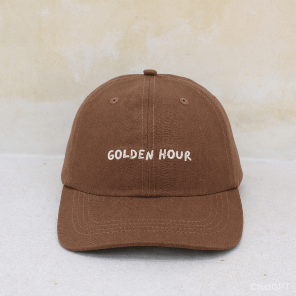 100% cotton brown womens mid-profile dad cap australia